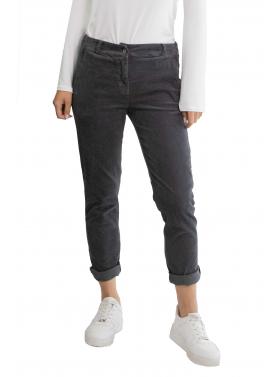 Chino senza pence in velluto 